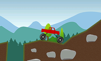 Screenshot of the application Truck Hill Racing - #6