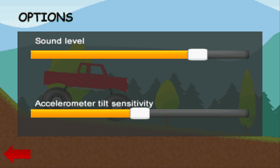 Screenshot of the application Truck Hill Racing - #7