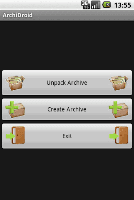 Screenshot of the application ArchiDroid - #3