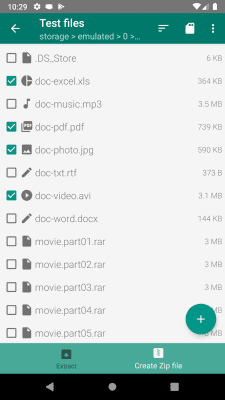 Screenshot of the application Easy Unrar, Unzip & Zip - #7