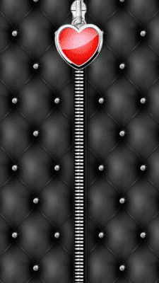 Screenshot of the application Heart Zipper Screen Lock - #1