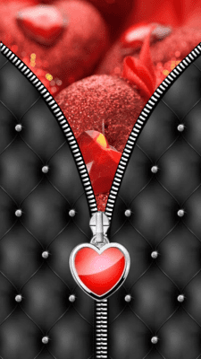 Screenshot of the application Heart Zipper Screen Lock - #3