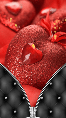 Screenshot of the application Heart Zipper Screen Lock - #5