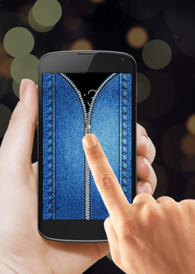 Screenshot of the application Jeans Zipper Lock Screen - #3