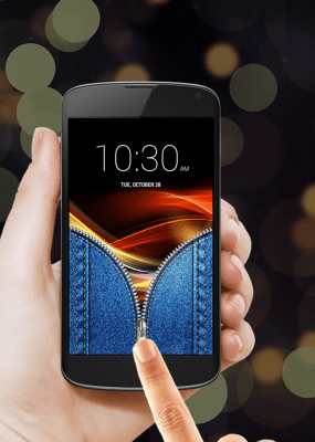 Screenshot of the application Jeans Zipper Lock Screen - #7
