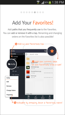 Screenshot of the application ALZip - #5