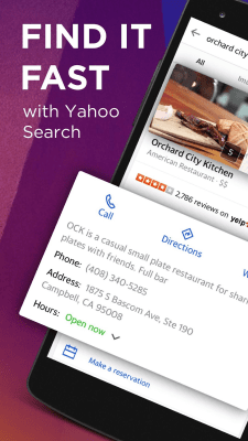 Screenshot of the application Yahoo Search - #1