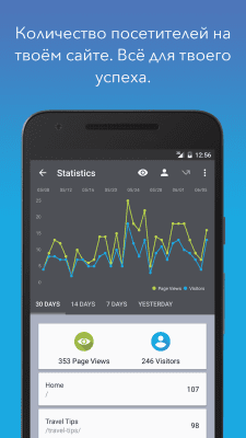 Screenshot of the application Jimdo - Website Builder - #5
