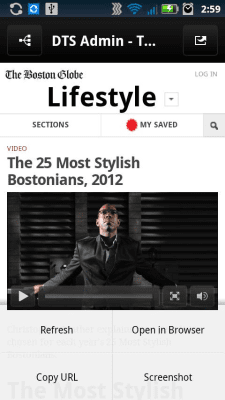 Screenshot of the application Adobe Edge Inspect CC - #3