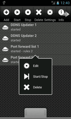 Screenshot of the application Port Forwarder Ultimate - #1