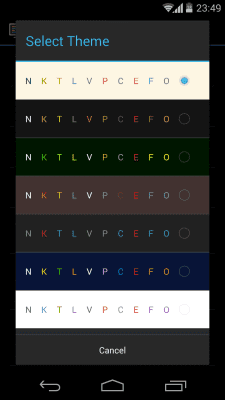 Screenshot of the application DroidEdit (free code editor) - #6