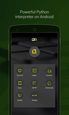 Screenshot of the application QPython - Python for Android - #1