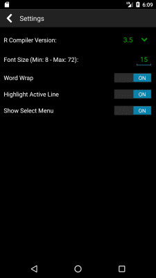 Screenshot of the application R Programming Compiler - #5