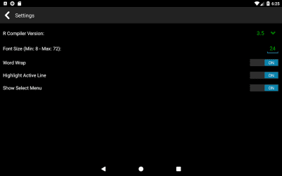Screenshot of the application R Programming Compiler - #11