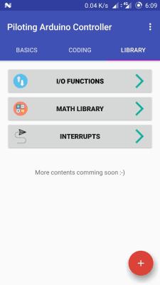 Screenshot of the application Piloting Arduino Controller - #3