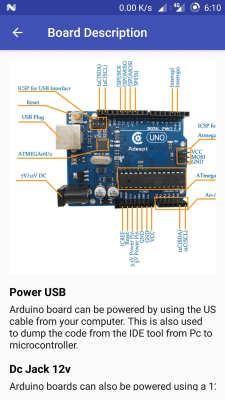 Screenshot of the application Piloting Arduino Controller - #5