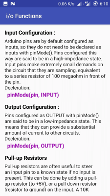 Screenshot of the application Piloting Arduino Controller - #7