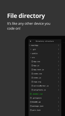 Screenshot of the application Dcoder, Compiler IDE :Code & Programming on mobile - #2