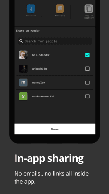 Screenshot of the application Dcoder, Compiler IDE :Code & Programming on mobile - #8