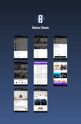 Screenshot of the application CodeX - Android Material UI Templates - #12