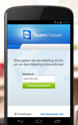 Screenshot of the application TeamViewer for conferences - #1