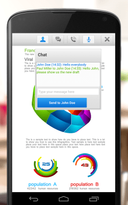 Screenshot of the application TeamViewer for conferences - #3