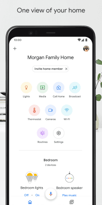 Screenshot of the application Google Home - #1