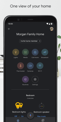 Screenshot of the application Google Home - #2