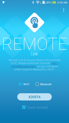 Screenshot of the application Remote Link (PC Remote) - #1