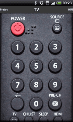 Screenshot of the application BlueIR - universal remote control - #6
