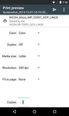 Screenshot of the application Virtual printer - #5