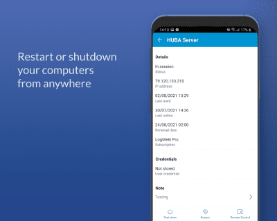 Screenshot of the application LogMeIn - #5