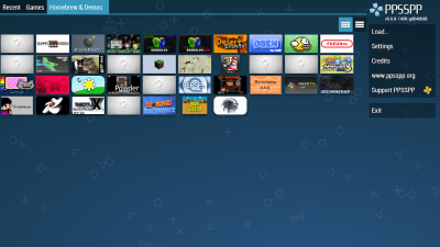 Screenshot of the application PPSSPP - PSP emulator - #3