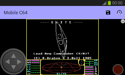 Screenshot of the application Mobile C64 - #6