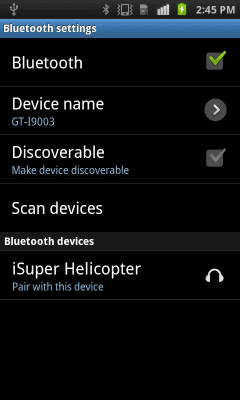 Screenshot of the application iSuper Heli - #3