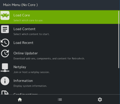 Screenshot of the application RetroArch Plus - #5