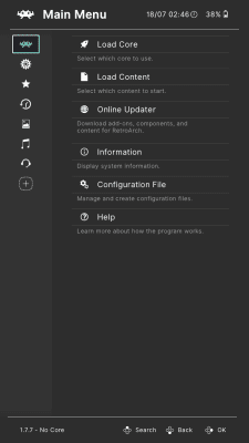 Screenshot of the application RetroArch Plus - #7