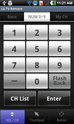 Screenshot of the application LG TV Remote 2011 - #4