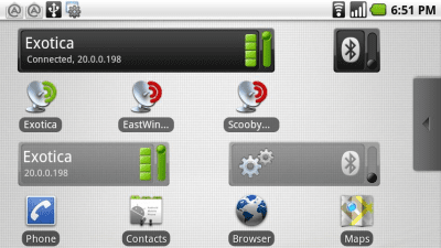 Screenshot of the application Bluetooth Widget - #2