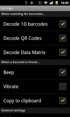 Screenshot of the application [QR code]Barcode scanner - #2