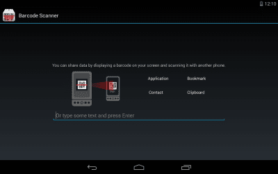 Screenshot of the application Barcode-QR Code Scanner - #8