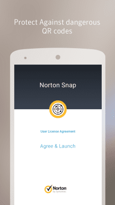 Screenshot of the application Norton Snap QR Code Reader - #1