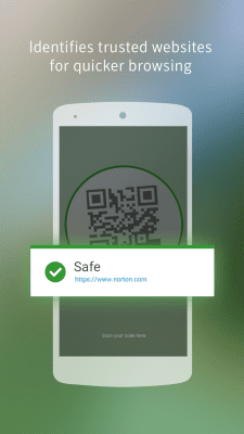 Screenshot of the application Norton Snap QR Code Reader - #4