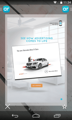 Screenshot of the application Layar - #5