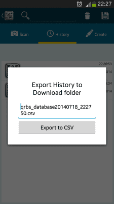 Screenshot of the application QR BARCODE SCANNER from WB Development Team - #8