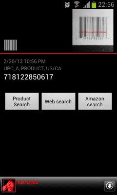 Screenshot of the application QR Barcode scanner +Flashlight - #4