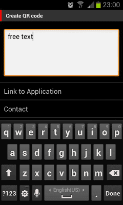 Screenshot of the application QR Barcode scanner +Flashlight - #6