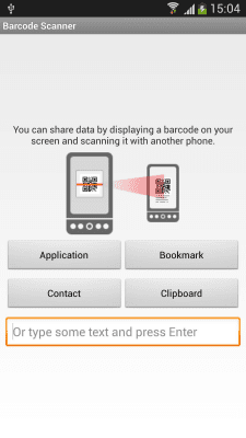 Screenshot of the application QR barcode scanner - #4