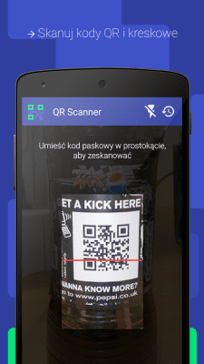 Screenshot of the application QR SKANER - #1