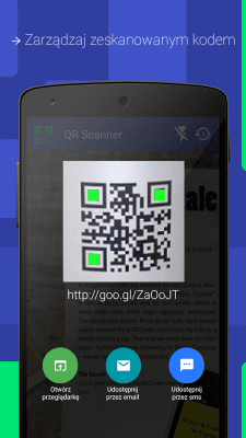 Screenshot of the application QR SKANER - #2